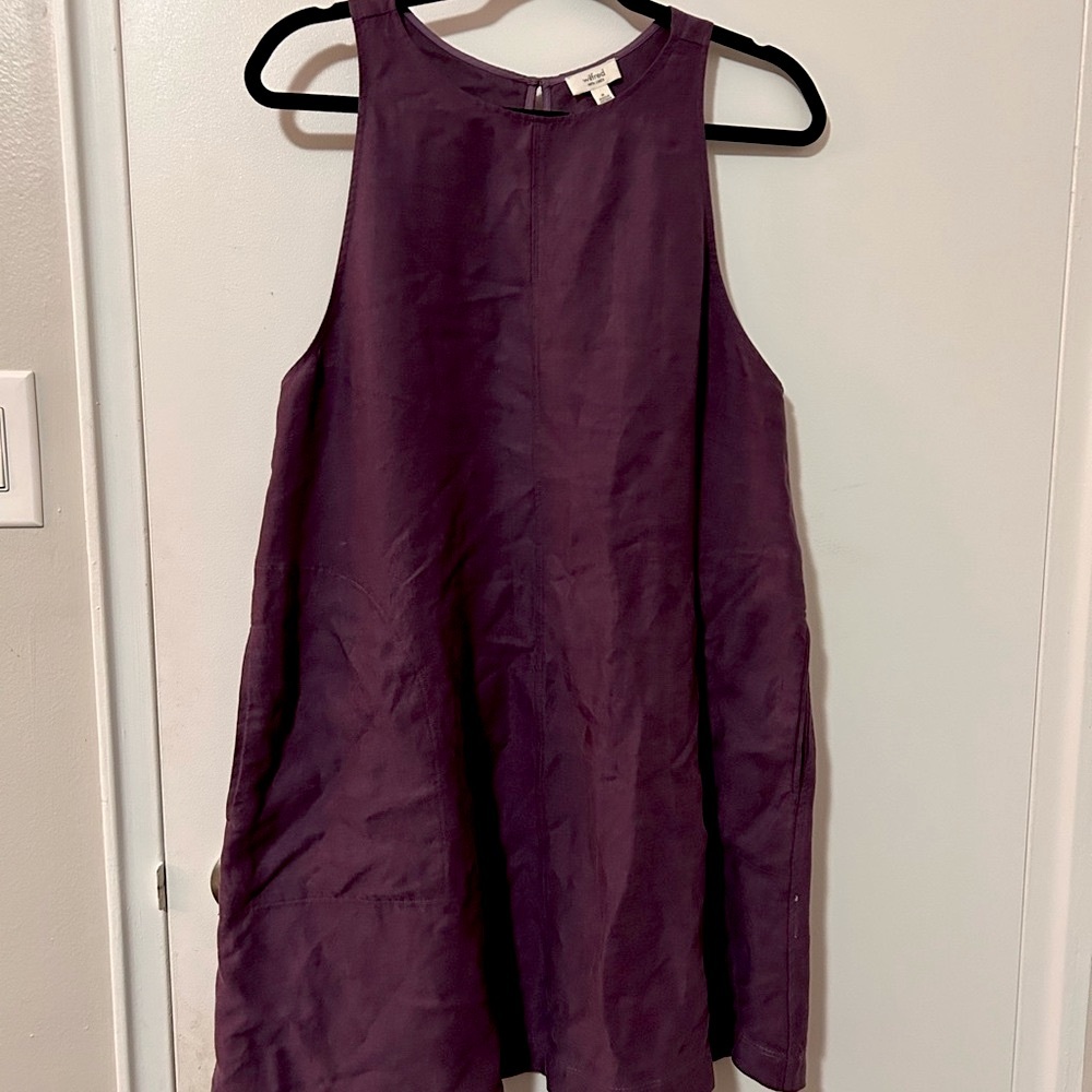 Wilfred Deep Purple Linen Dress